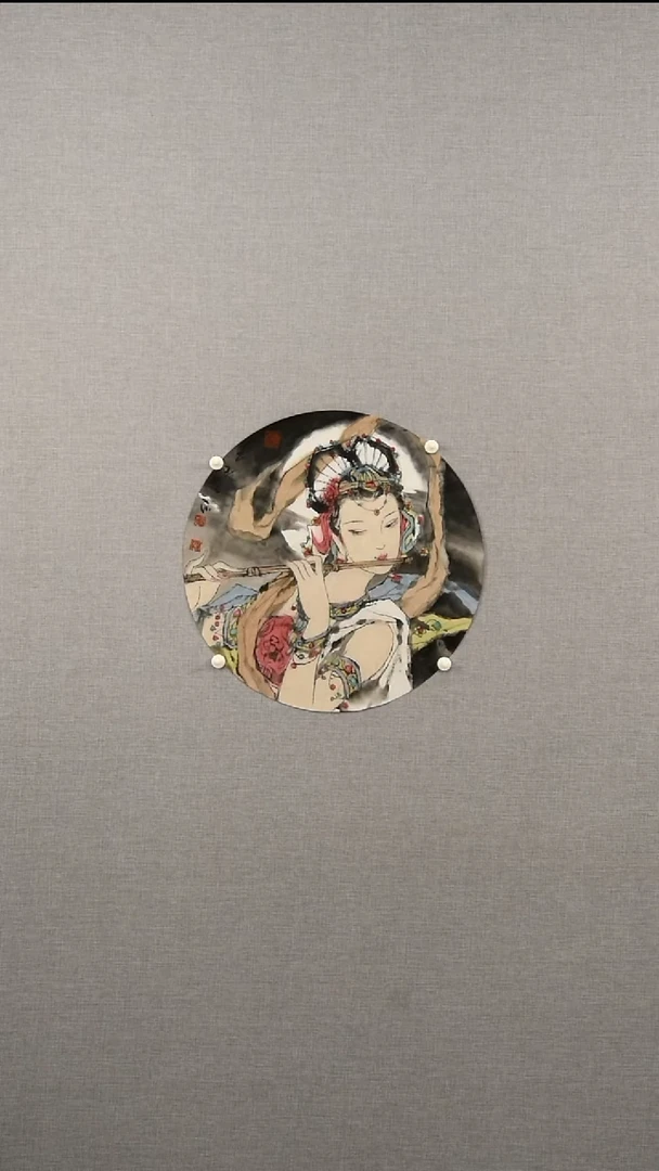 国画郑老师-人物-1.5平尺圆-01