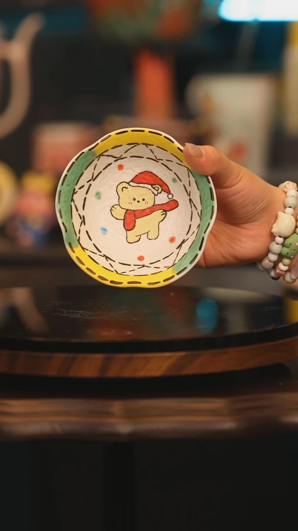 【闪购商品】摆件景德镇釉下彩绘设计师款陶瓷