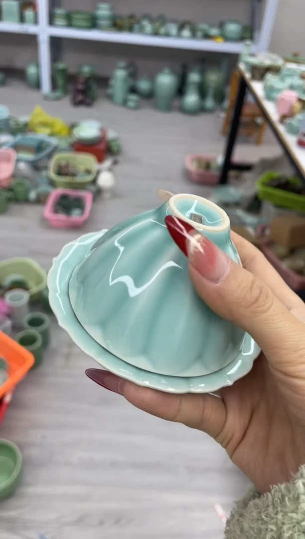 慧仙青瓷1杯1托  源头厂家特价福利