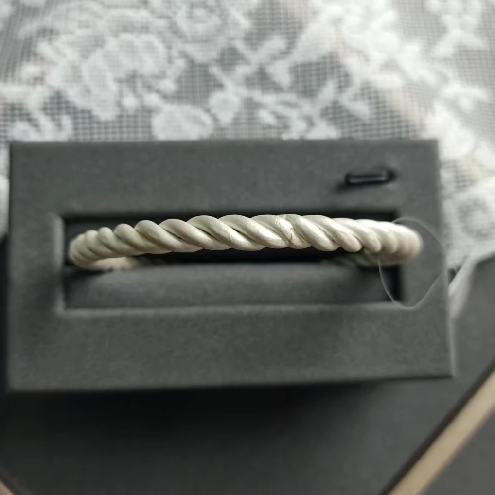 足银手镯 时尚百搭简约潮流