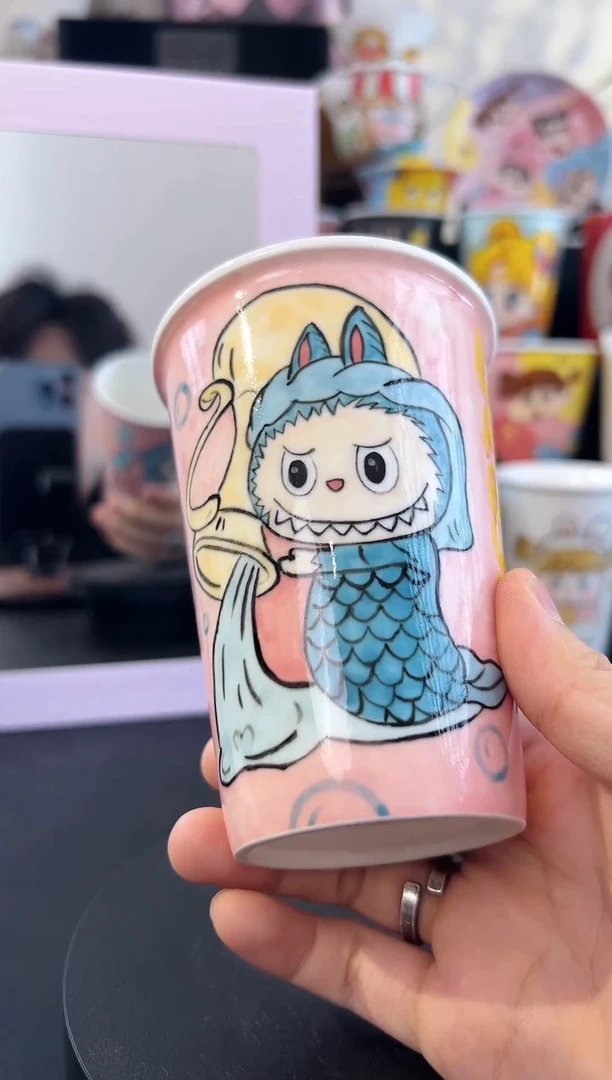 【闪购商品】摆件纯手工手绘陶瓷小杯杯