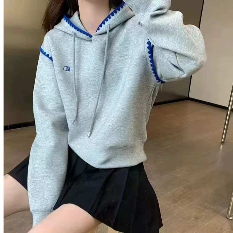 【社恐小姐专属】现货AE小众设计感女款百搭帽衫 一定不要错过