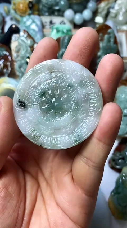 翡翠未镶嵌颈饰天然缅甸翡翠a货