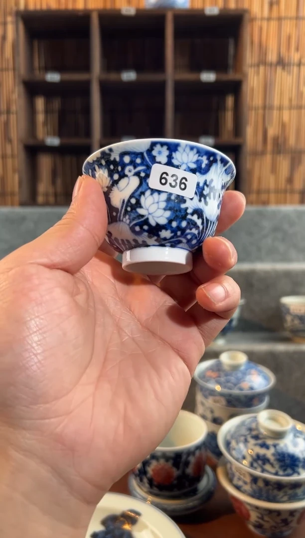 【闪购商品】636天禄言瓷手绘茶器天花板