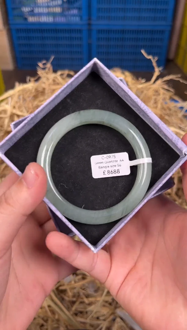 未镶嵌手镯石英质玉C0975