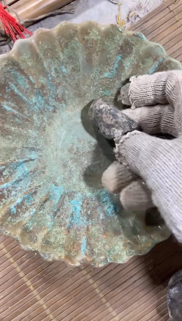 瓷片手工，手绘，陶瓷