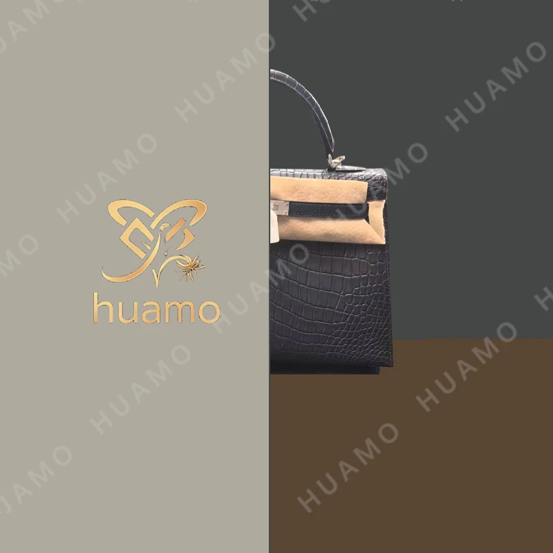 【KL】两张半雾面湾鳄鱼皮气质百搭经典时尚手提单肩斜挎女士包包