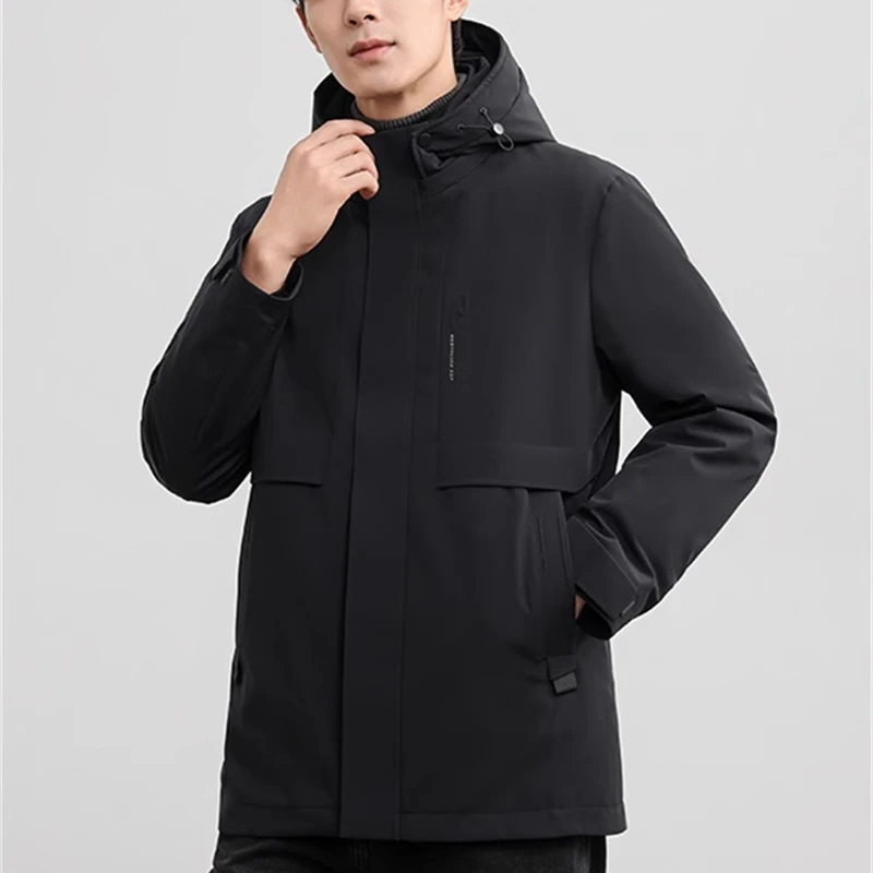 男士一衣多穿可脱卸内胆可拆卸帽羽绒服男款保暖休闲羽绒外套9813