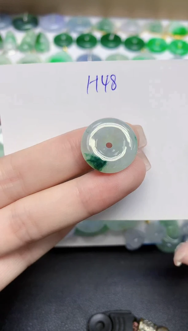 颈饰未镶嵌翡翠天然缅甸翡翠A货翡翠百元以上9元证书费自理