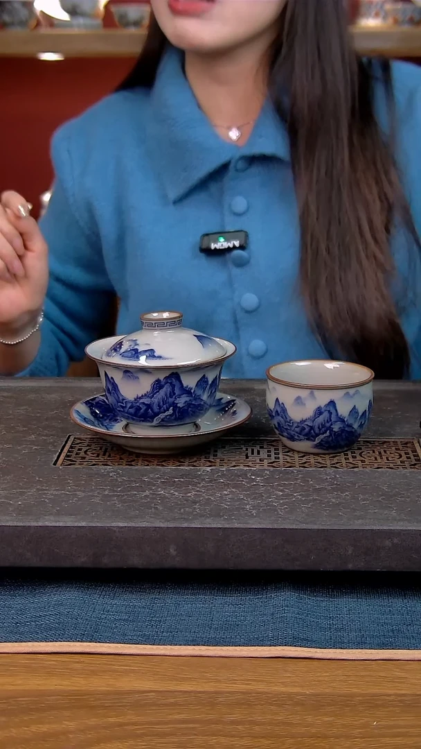 简装家用款2件套 老陶泥开片纹陶瓷茶具