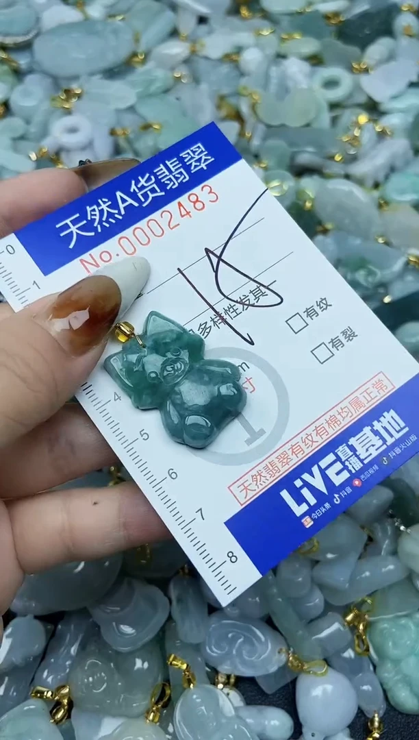 【闪购商品】翡翠颈饰未镶嵌天然A货翡翠