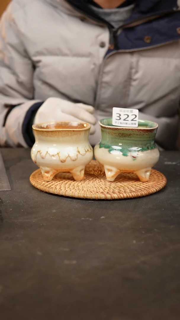 【闪购商品】瓷片景德镇陶瓷花盆