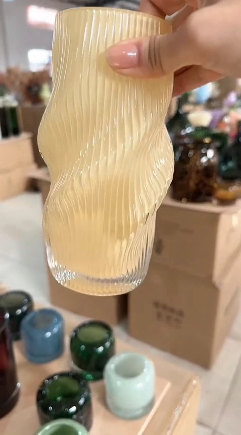 【闪购商品】玻璃黄色扭扭瓶