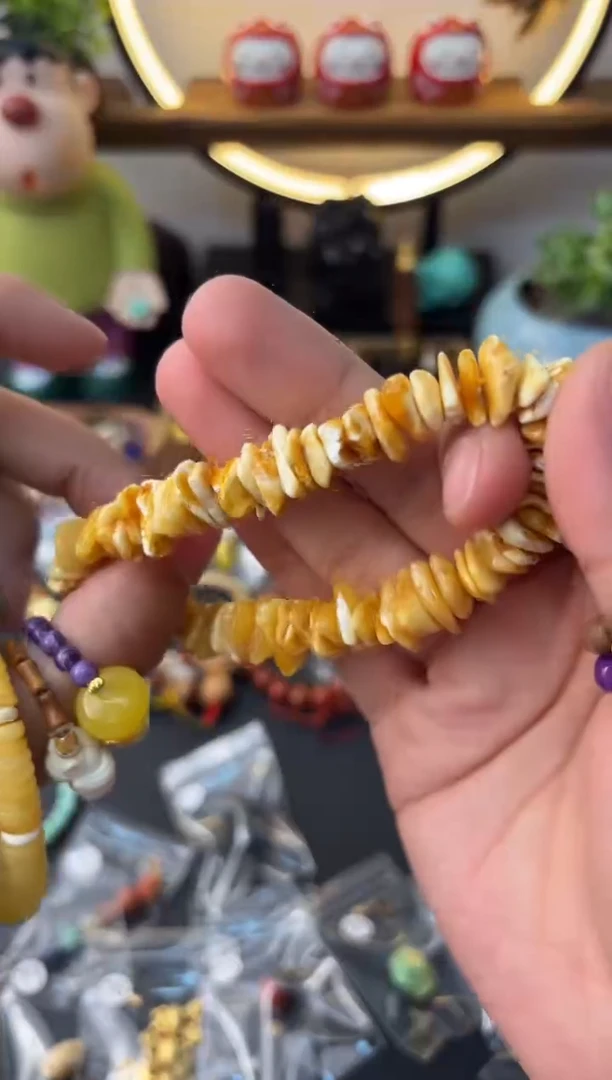 未镶嵌蜜蜡手链F097F097F097