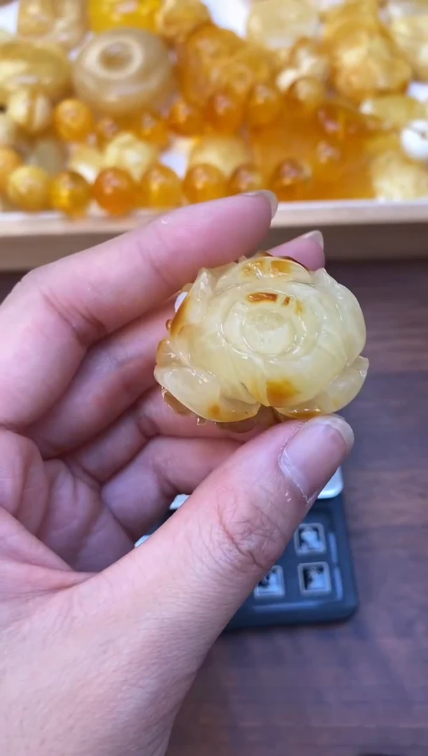 裸石琥珀未镶嵌天然琥珀蜜蜡
