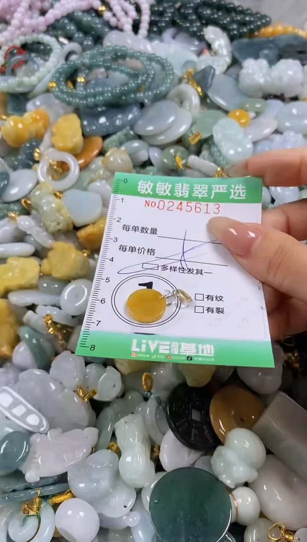 翡翠未镶嵌颈饰闪购0245613多样性发其一