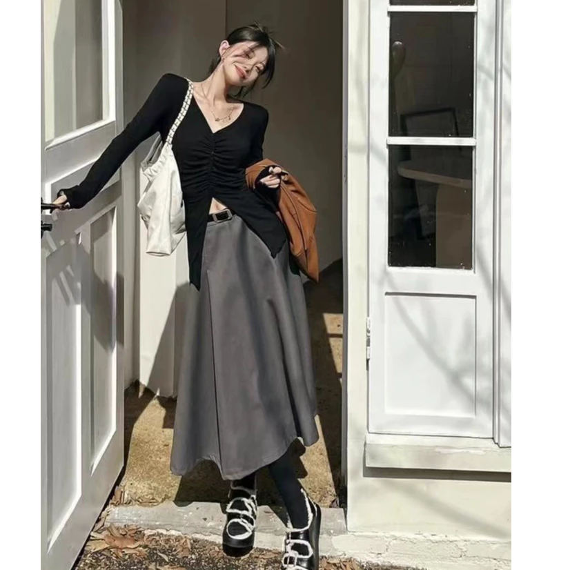 【妃妃】高端孤品纯欲辣妹气质套装女装显瘦性感小众