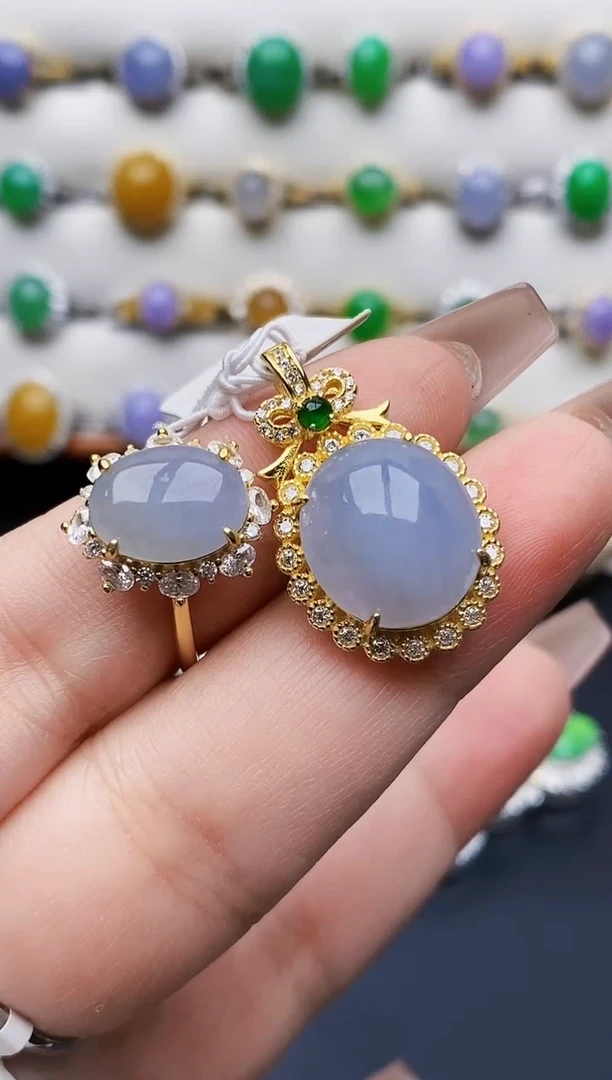 银S925镶嵌戒指翡翠1553