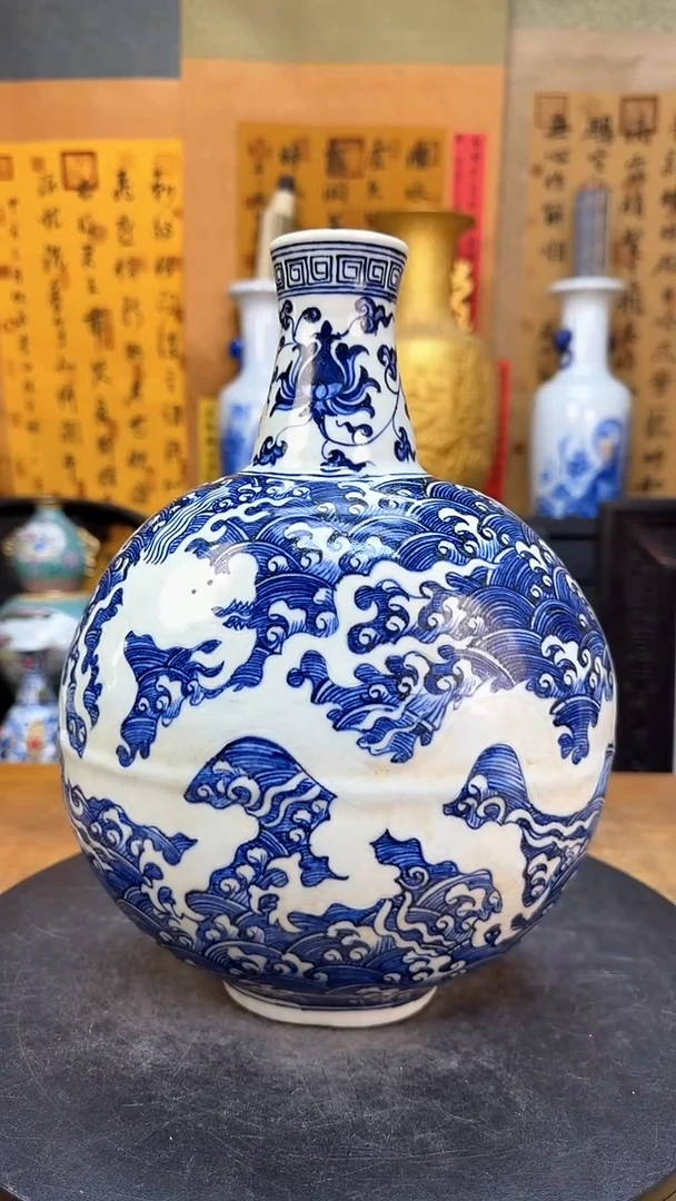 【闪购商品】瓶景德镇陶瓷客厅摆件