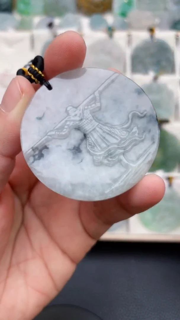 颈饰未镶嵌翡翠天然缅甸翡翠A货29