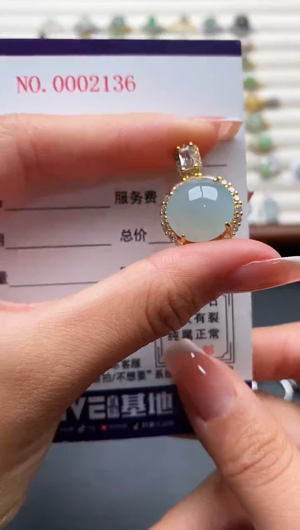 银S925镶嵌戒指翡翠555555+1