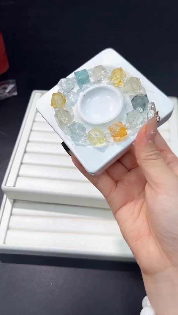 未镶嵌手串托帕石42b多样性发其一【1条】默认微瑕