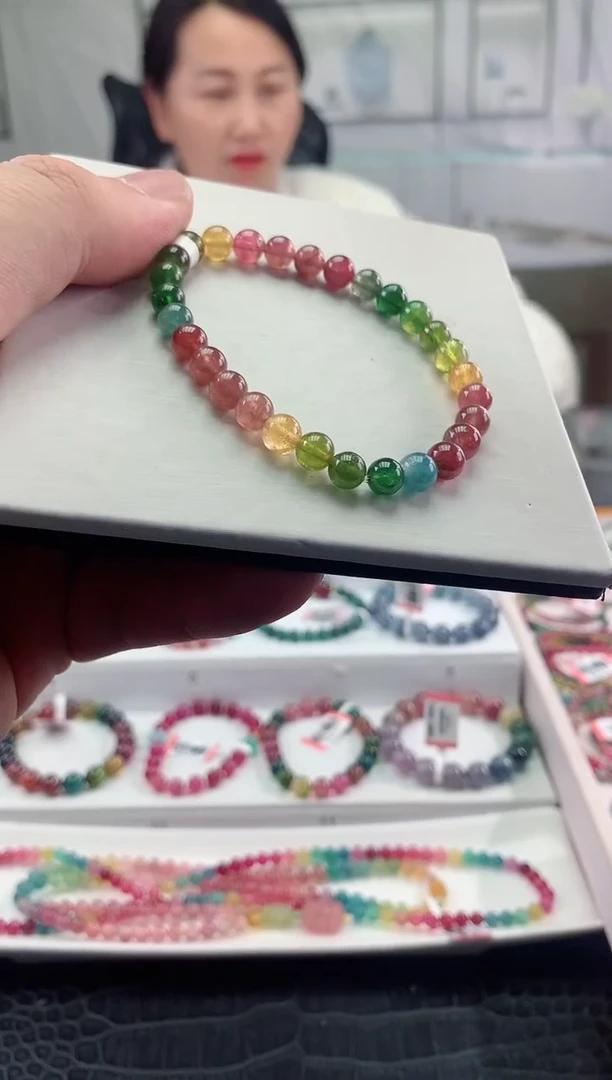 【闪购商品】碧玺手串未镶嵌多样性发一条