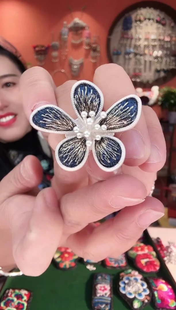 织绣非遗手工刺绣苗绣93