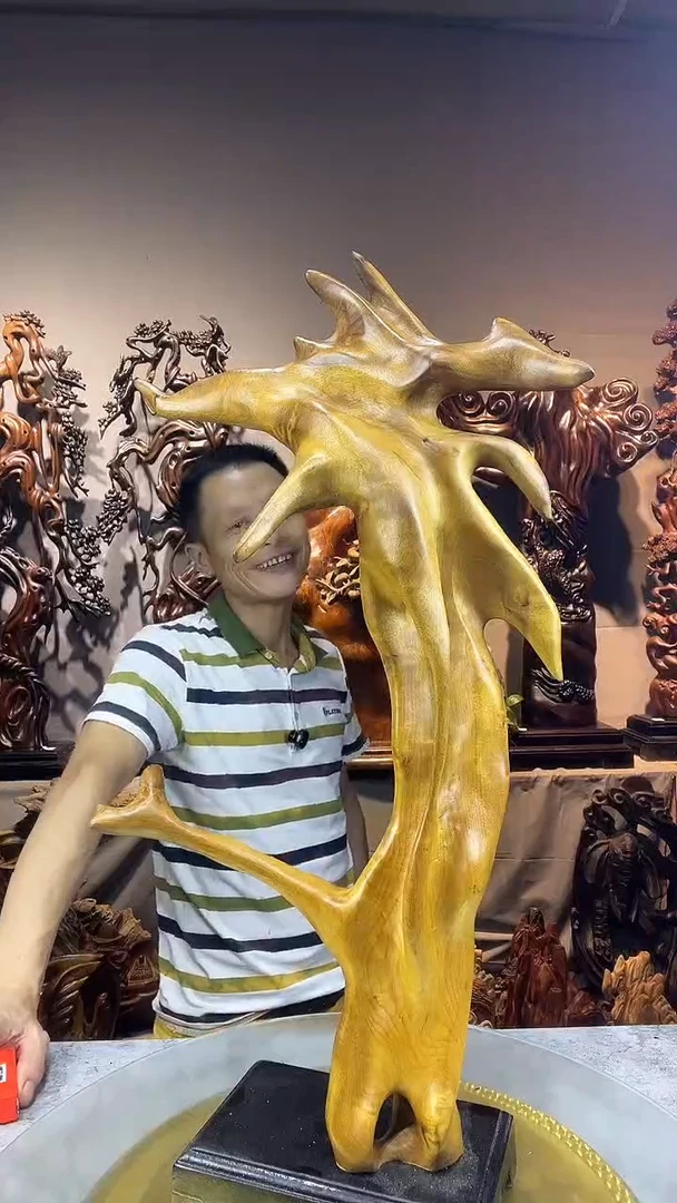金丝楠金****致小叶桢楠随行摆件31