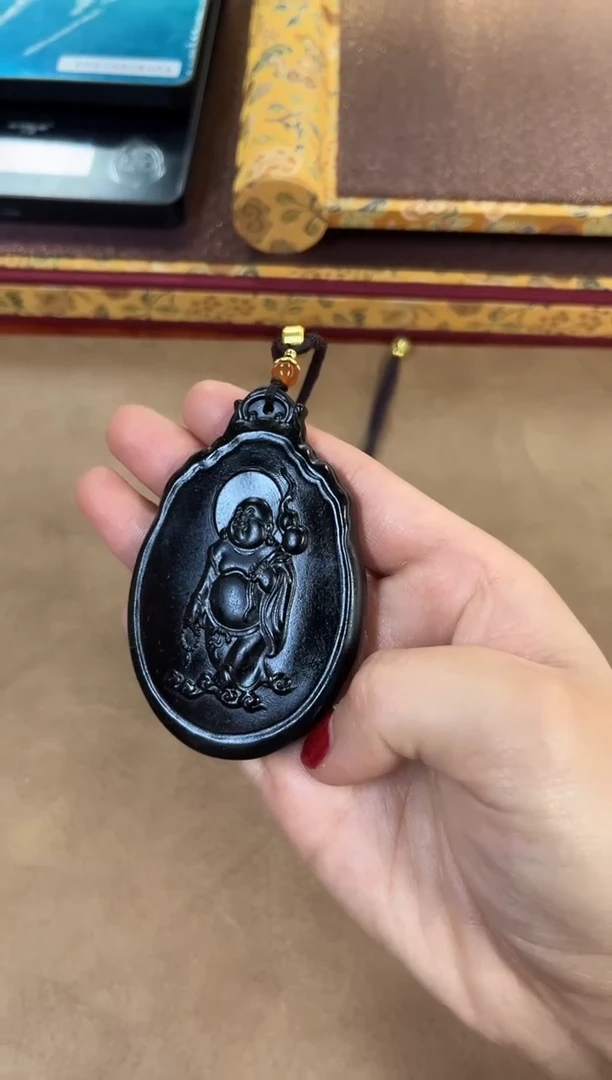 颈饰未镶嵌和田玉和田玉挂件十二生肖弥勒M067