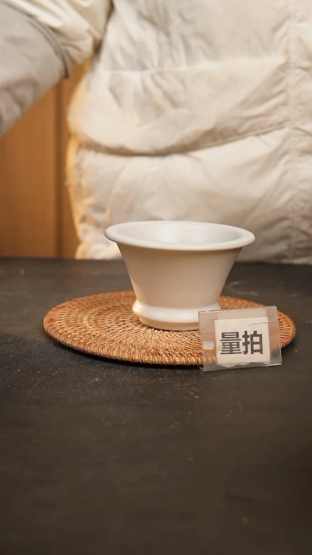 【闪购商品】瓷片泥泥手工花盆口10高7