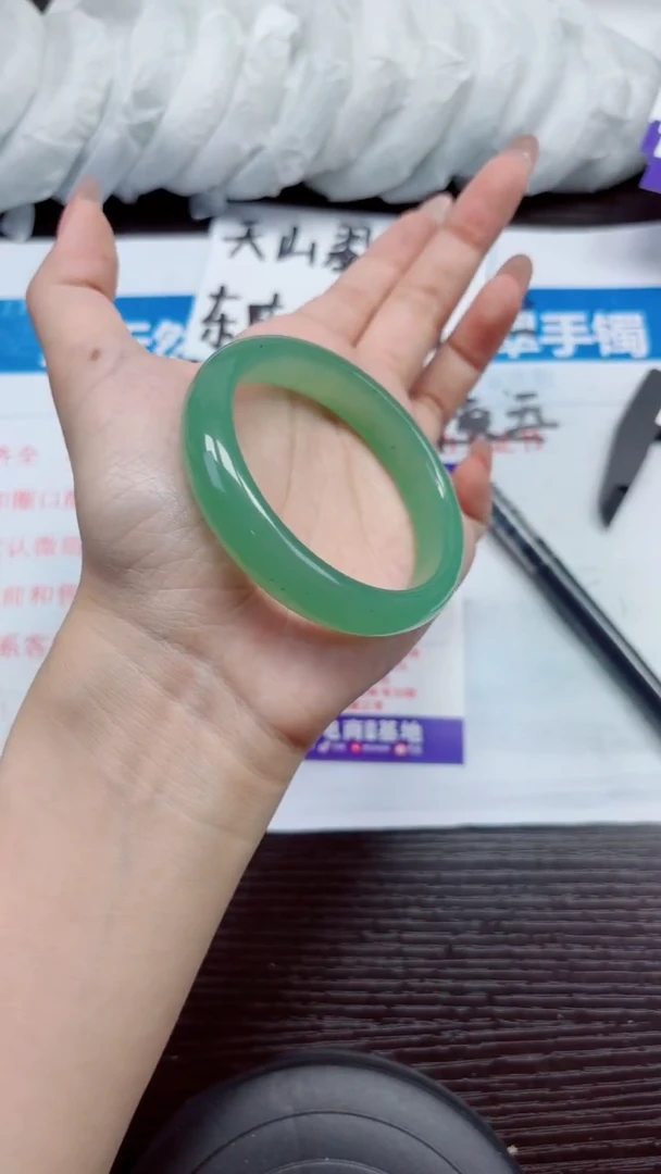 石英质玉手镯未镶嵌A39-53.54