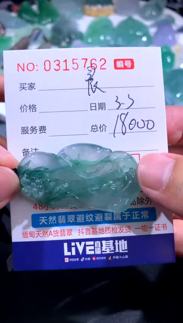 【闪购商品】翡翠颈饰未镶嵌晨