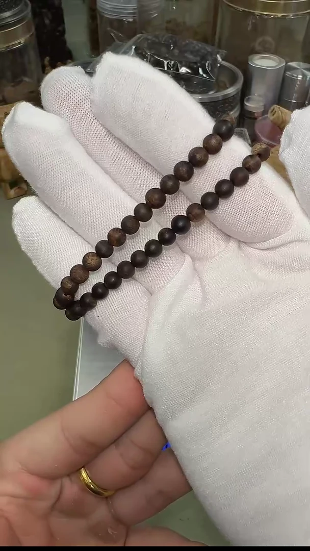 【闪购商品】沉香文莱黑棋沉水5mm单圈