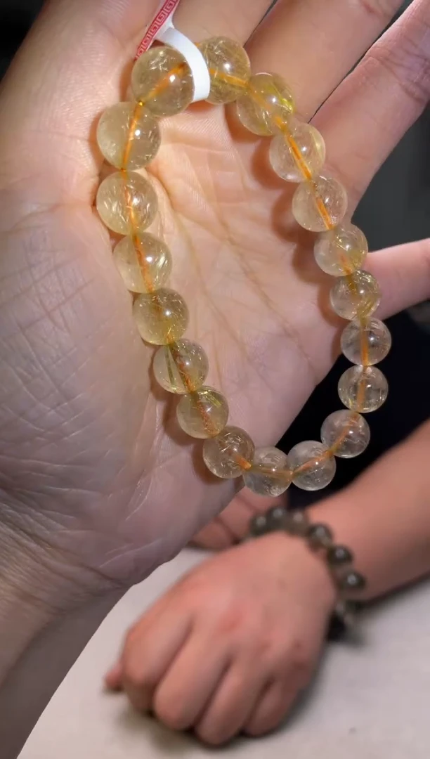 手链10.5±/x-693未镶嵌水晶金发晶