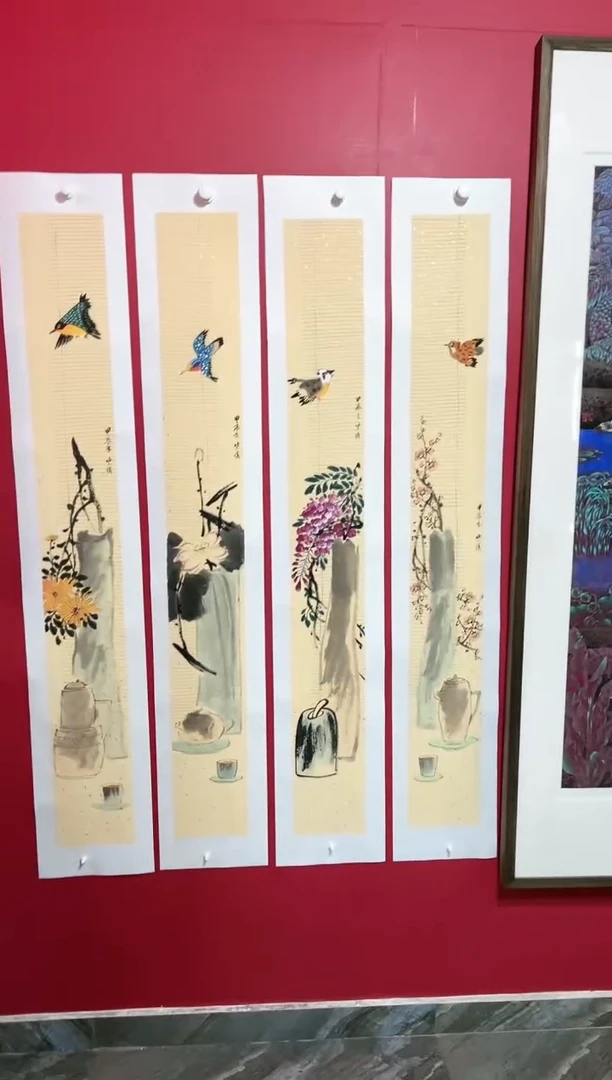 【闪购商品】绘画77林紫仪绘画作品137*17*4