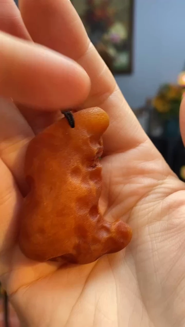 琥珀颈饰未镶嵌挂件