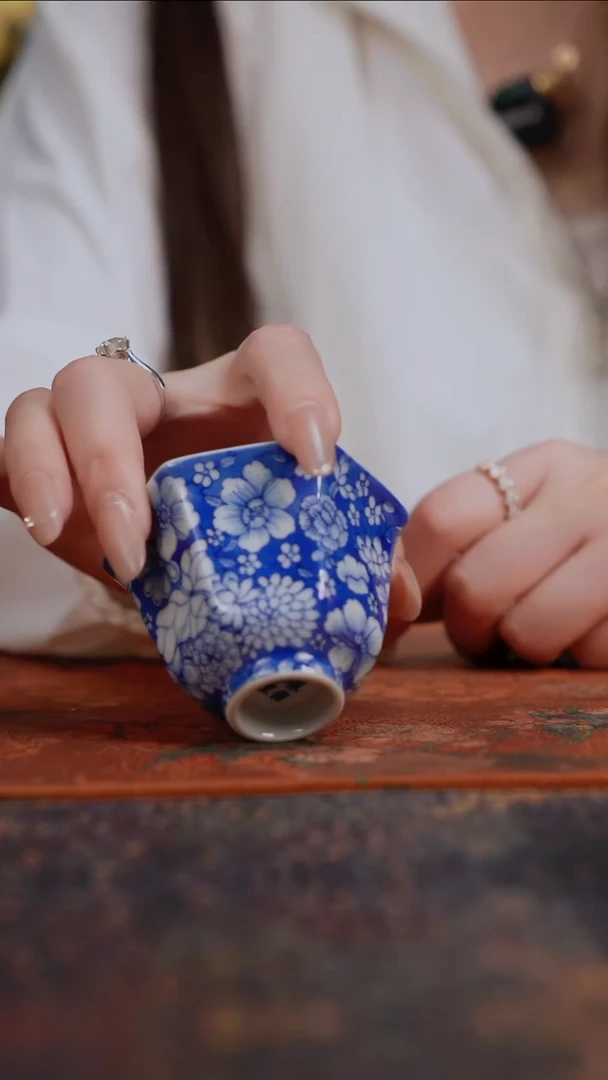 景德镇陶瓷杯碗柴烧多人