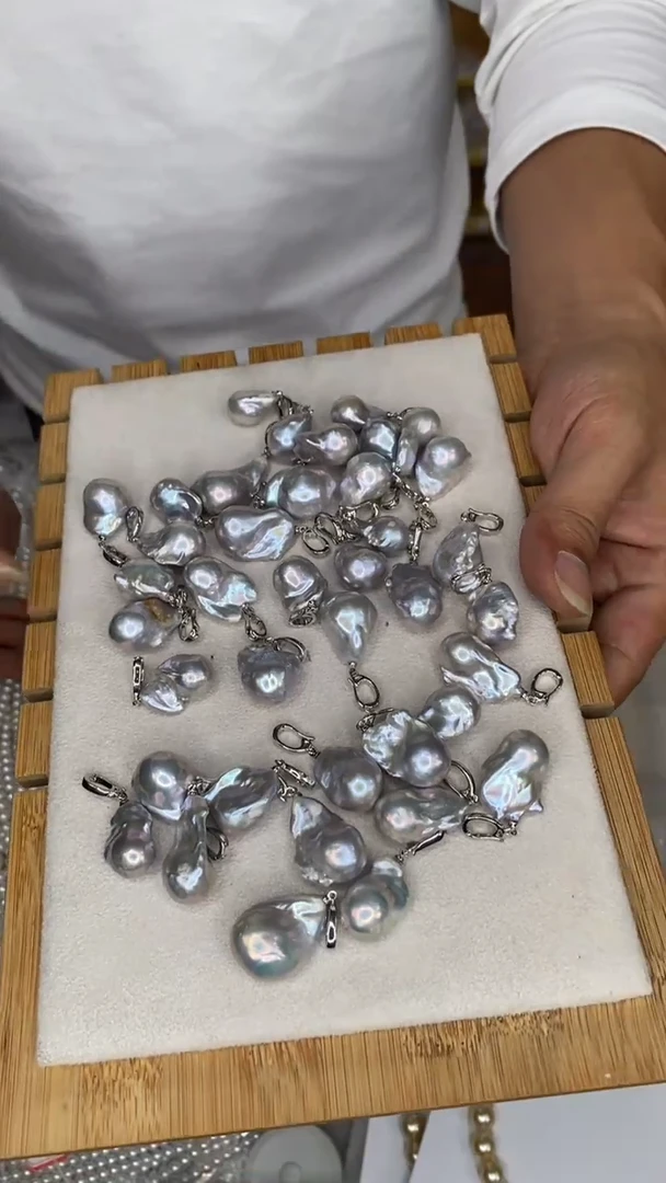 吊坠(赠链)合金淡水珍珠大巴吊坠