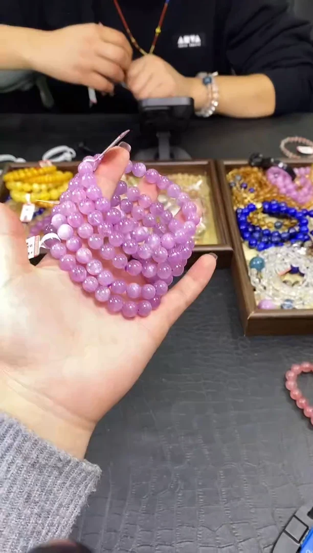 未镶嵌锂辉石手串手串547多样性发其一