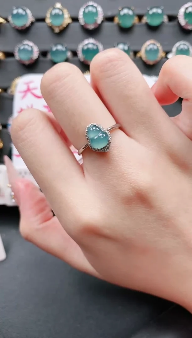 【闪购商品】翡翠戒指银S925镶嵌11111111