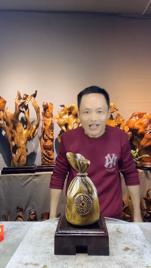 金丝楠駱****ད小叶桢楠随行摆件5