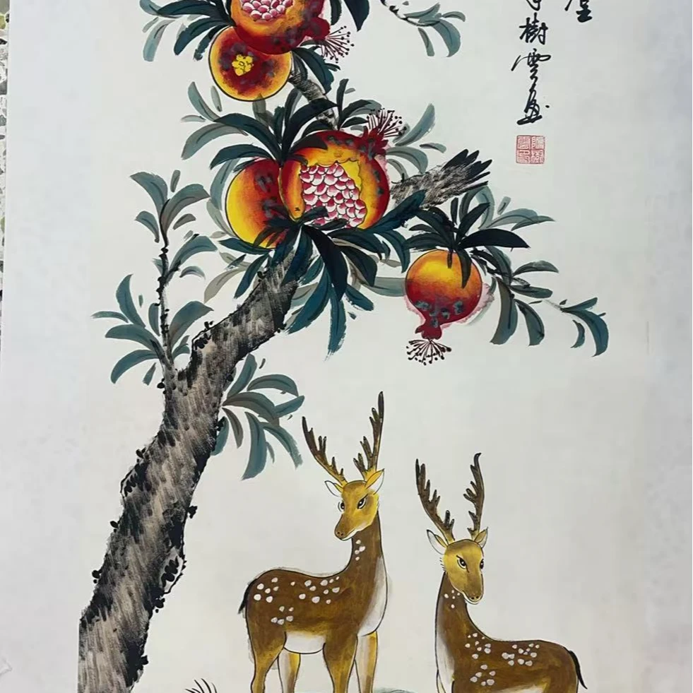 橱窗展示/藏雅文化/宣纸国画/带证书授权