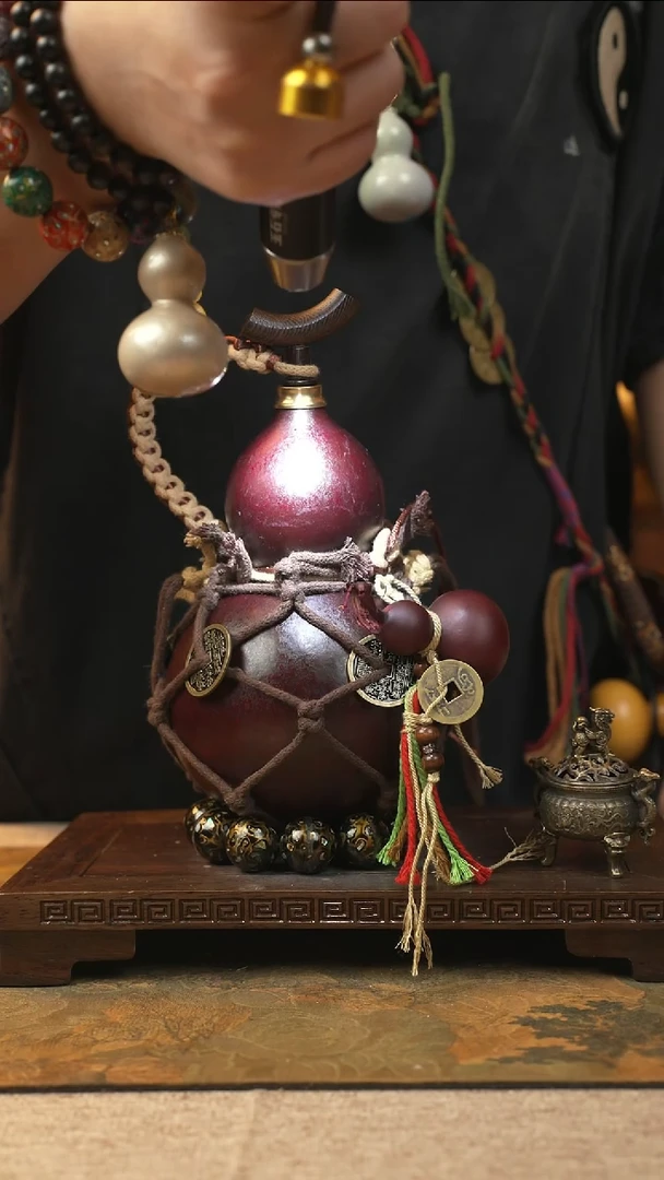 203大漆一物一拍记葫堂出品【不带手串】