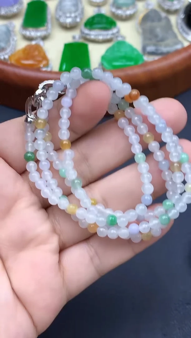 颈饰未镶嵌翡翠174-中国好珍宝