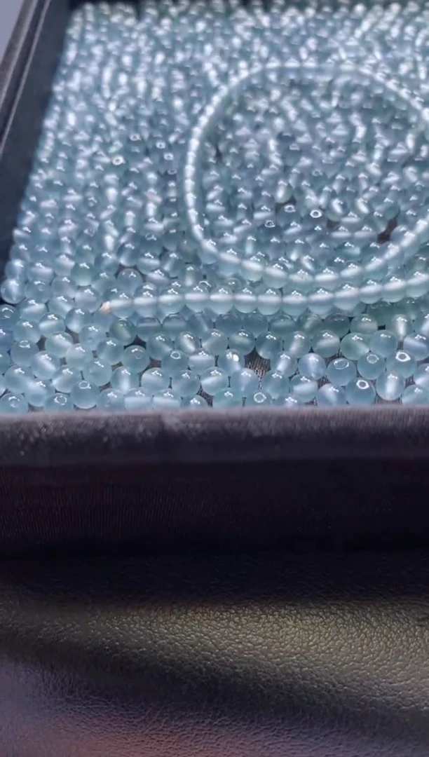 颈饰未镶嵌翡翠单颗卡4MM多样性发货（10颗一组）