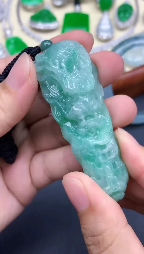 颈饰未镶嵌翡翠120-中国好珍宝