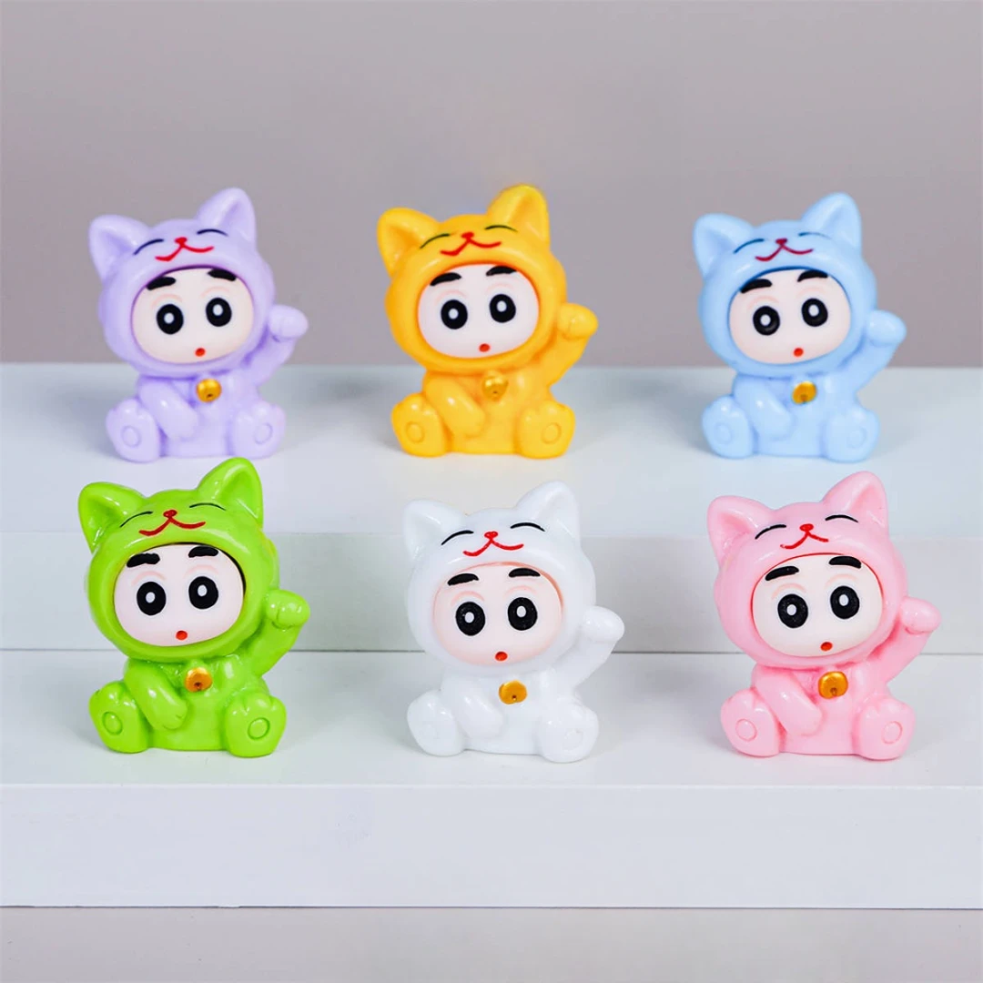 【九宫格】夜光/实色铃铛小新diy树脂饰品摆件