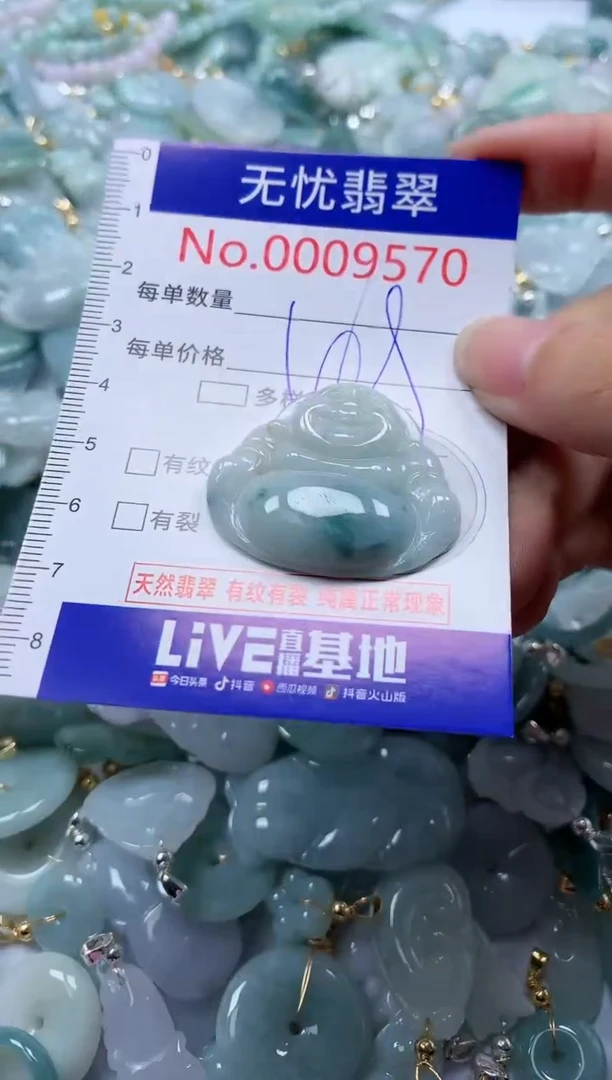翡翠未镶嵌吊坠(不含链)9570