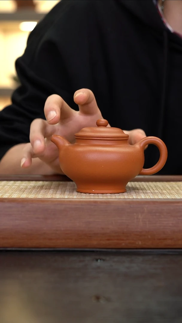 茶壶紫砂LD朱泥 掇只